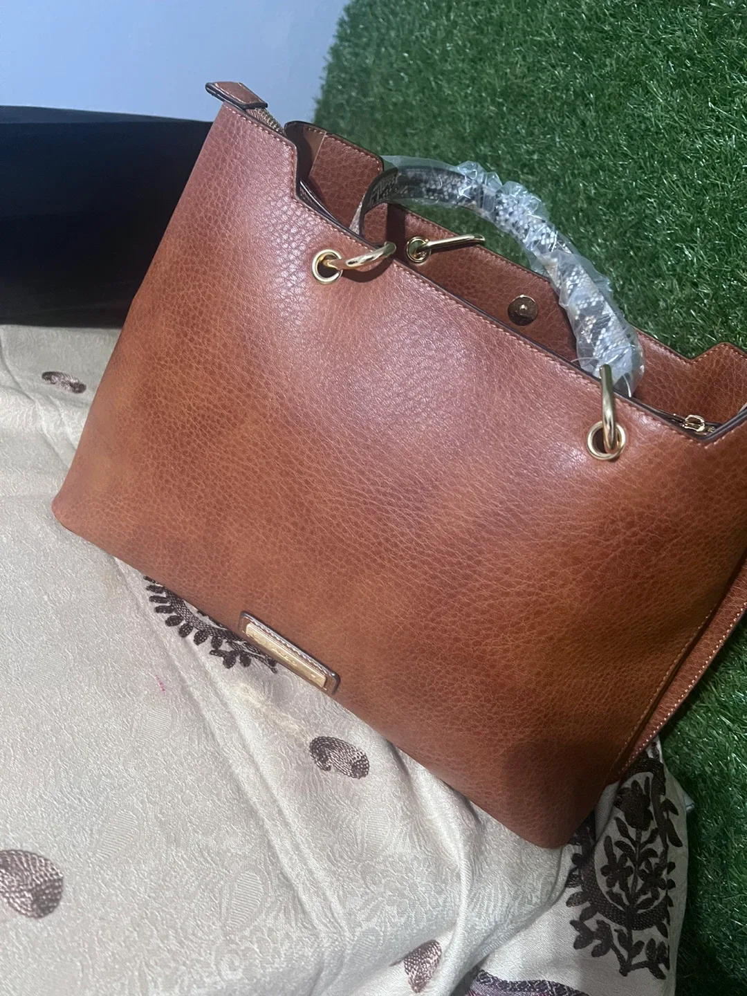 Aldo Brown Tote Bag image indicator(3)