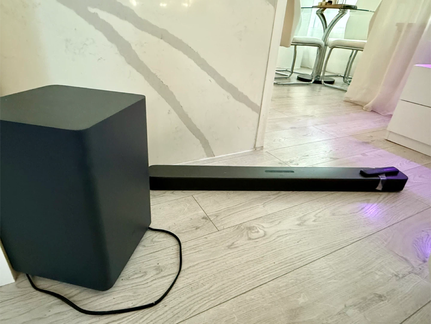 JBL Soundbar and Subwoofer