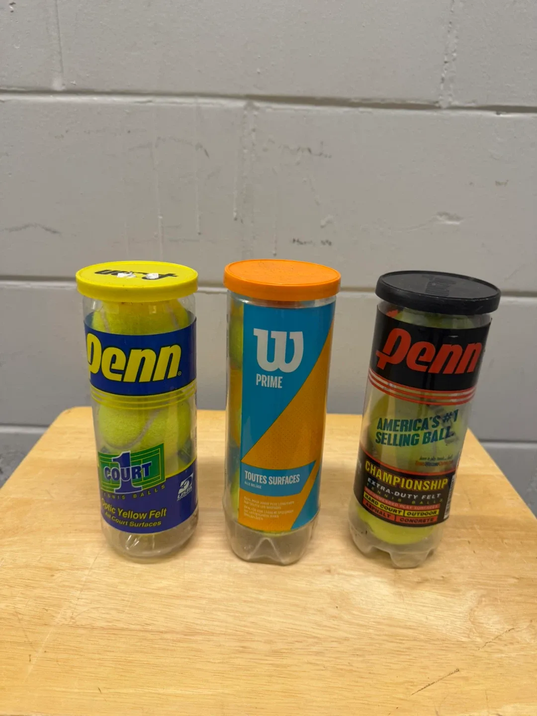 Penn & Wilson Tennis Balls - 3 Cans