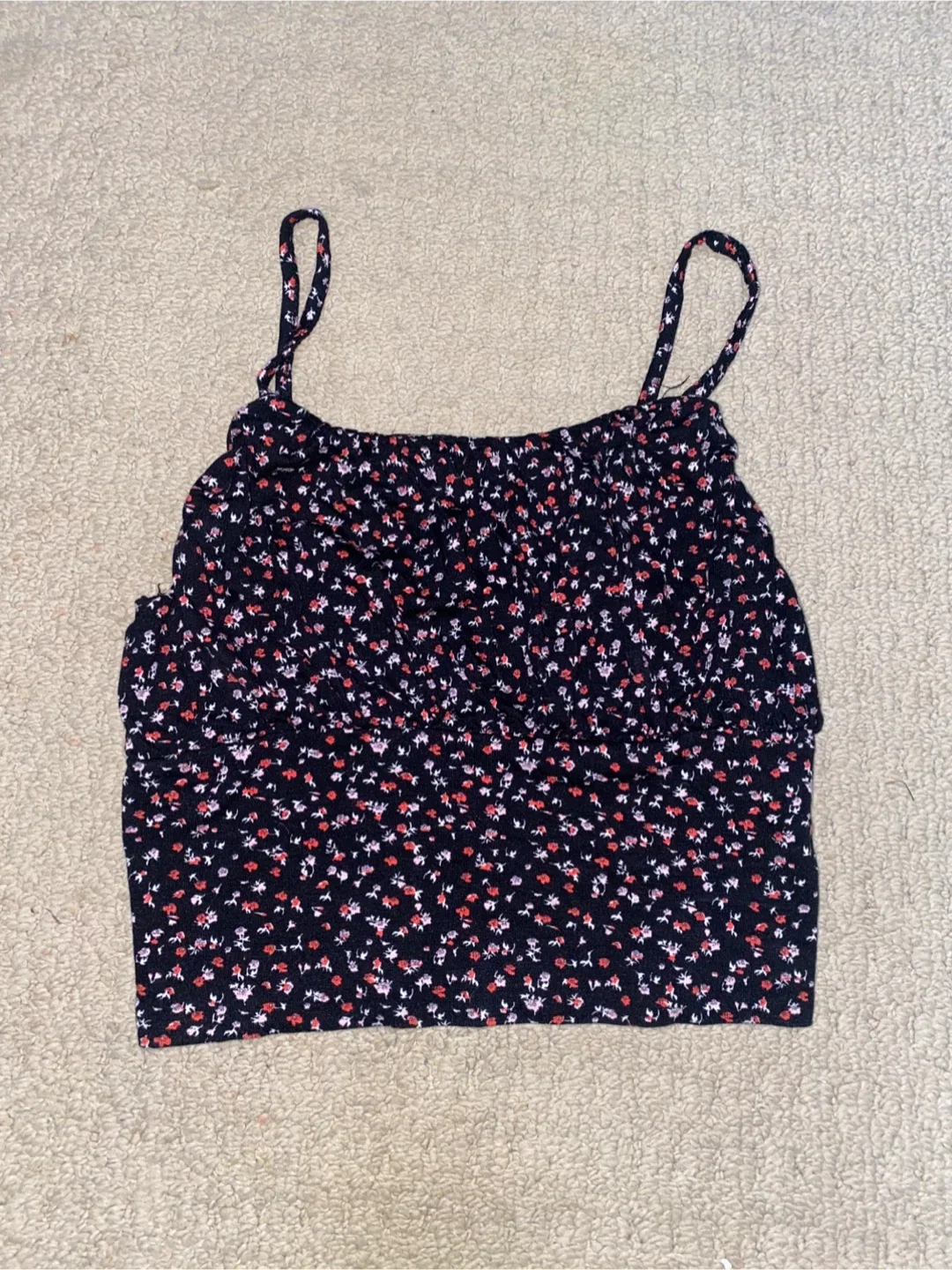 Floral Print Crop Top image indicator(2)
