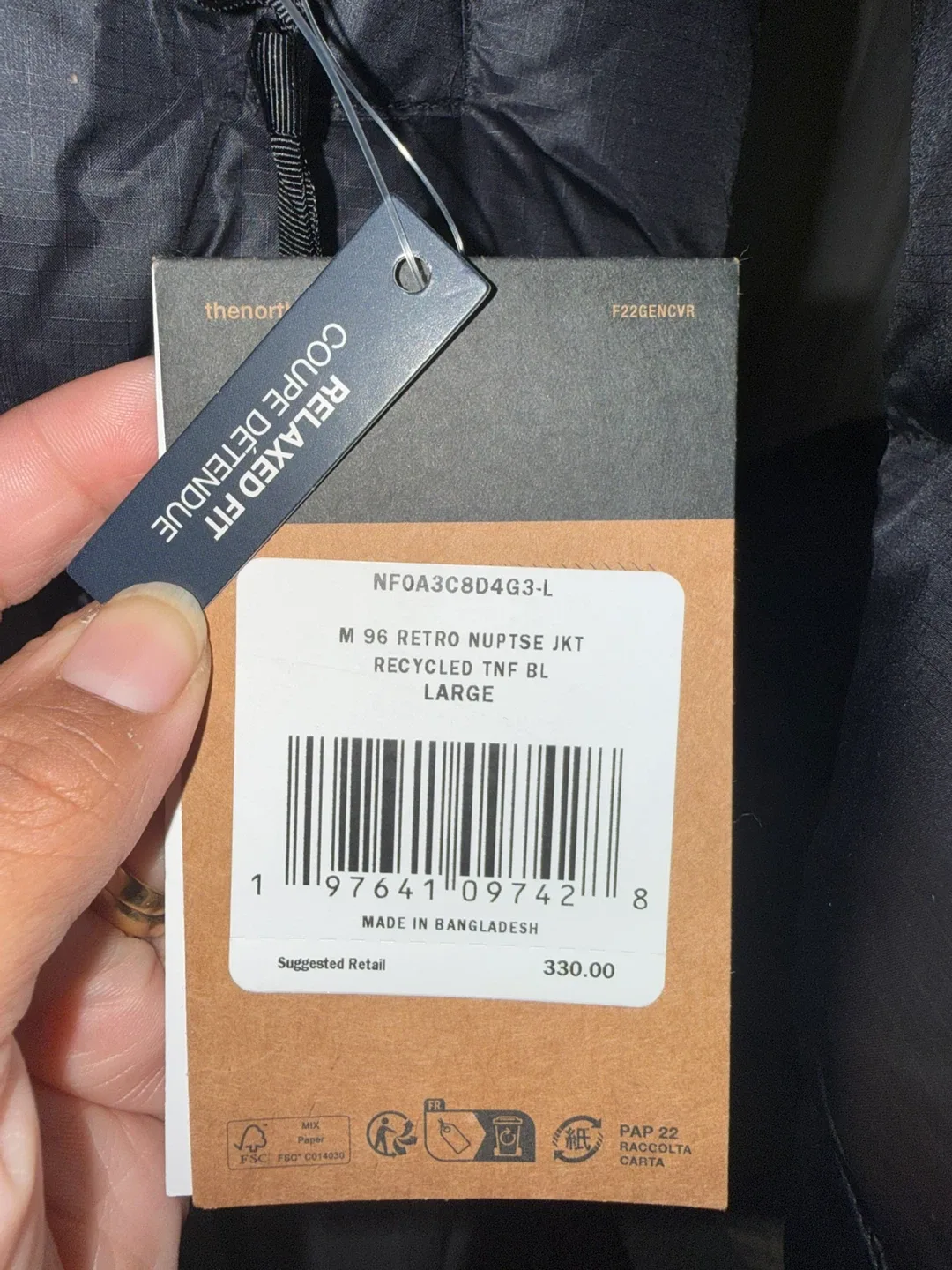 The North Face M 96 Retro Nuptse Jacket - Large image indicator(5)