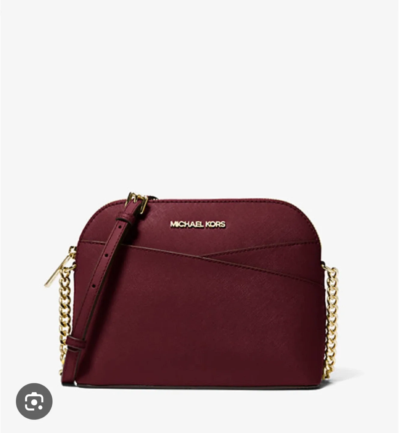 Michael Kors Dome Crossbody Bag - Burgundy image indicator(3)