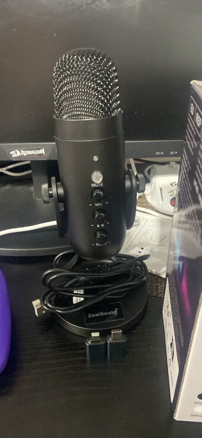 ZealSound Professional Studio Microphone - Black image indicator(2)