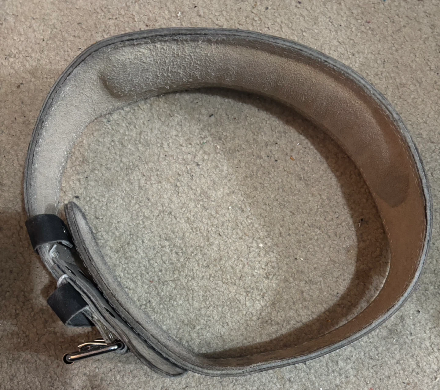 GoZone Black Leather Weight Lifting Belt - Size S/P M/M - photo 3