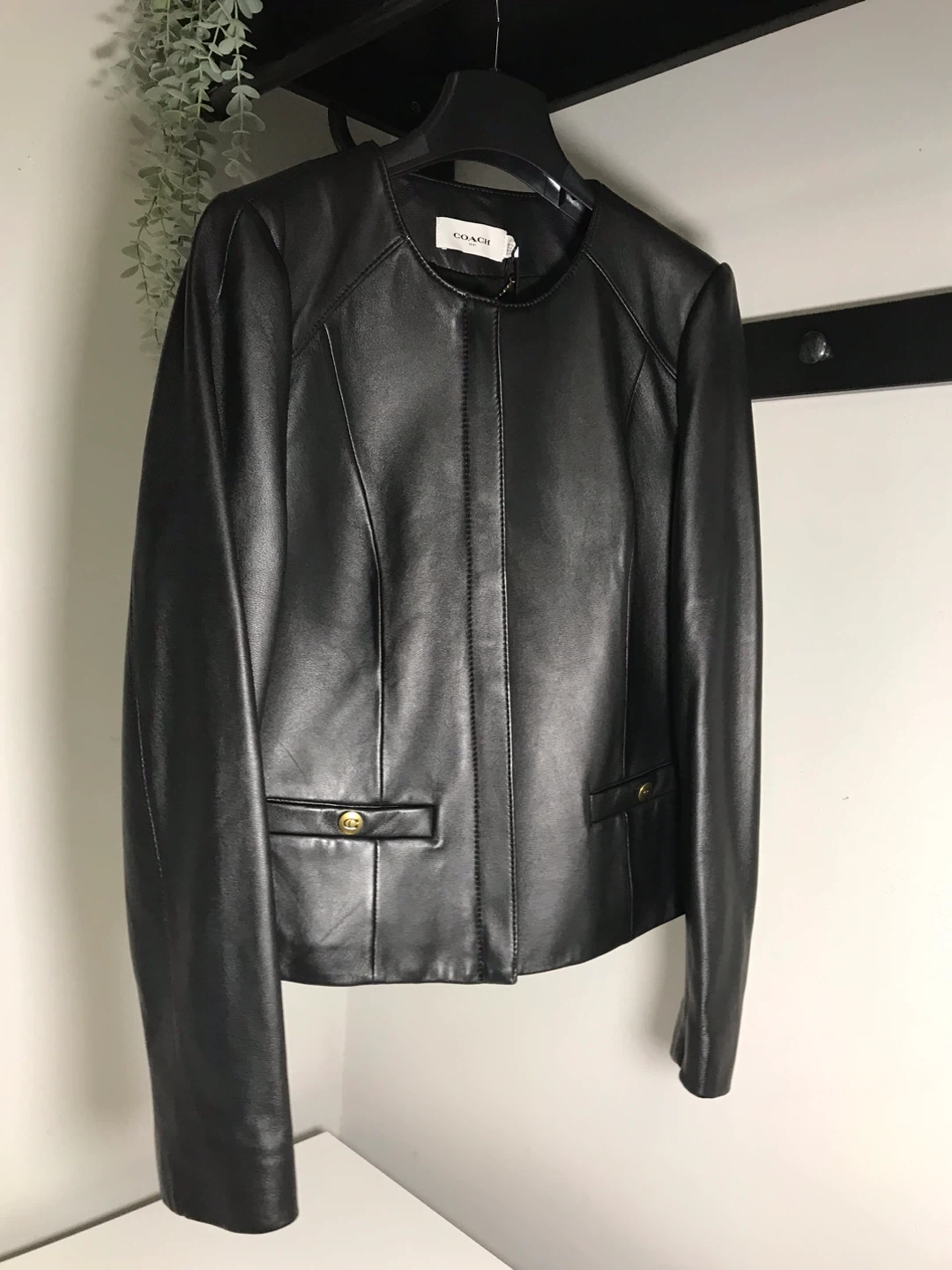 Coach Leather Jacket - Size 08 - photo 2
