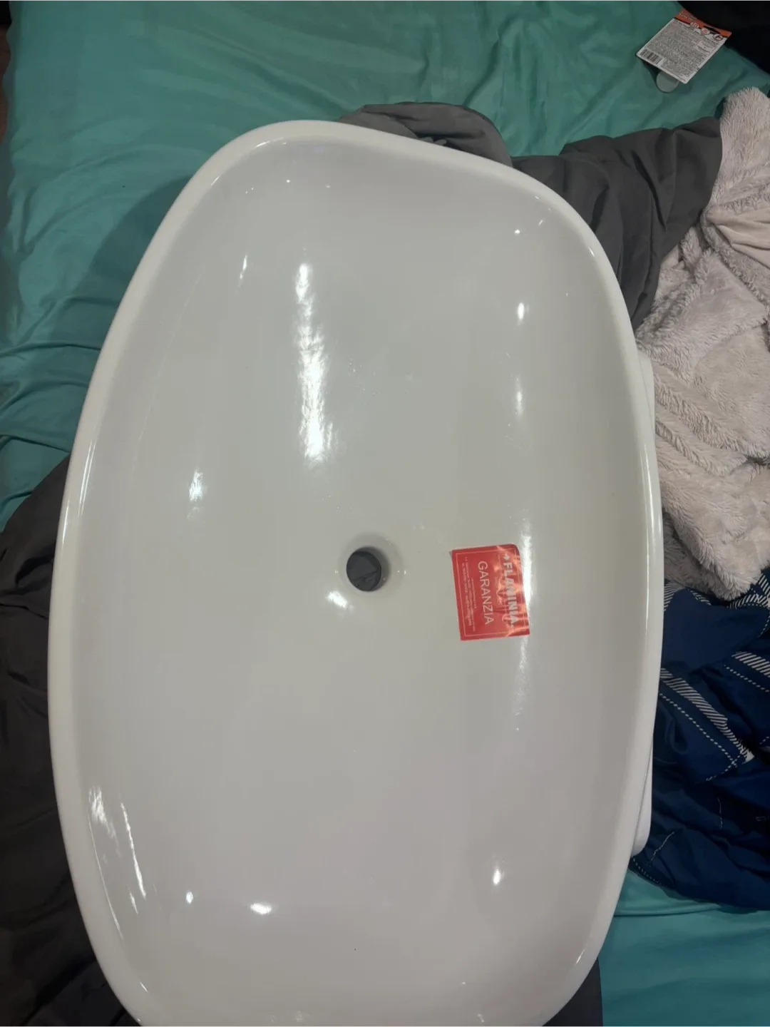 Flaminia Garanzia White Ceramic Sink image indicator(3)