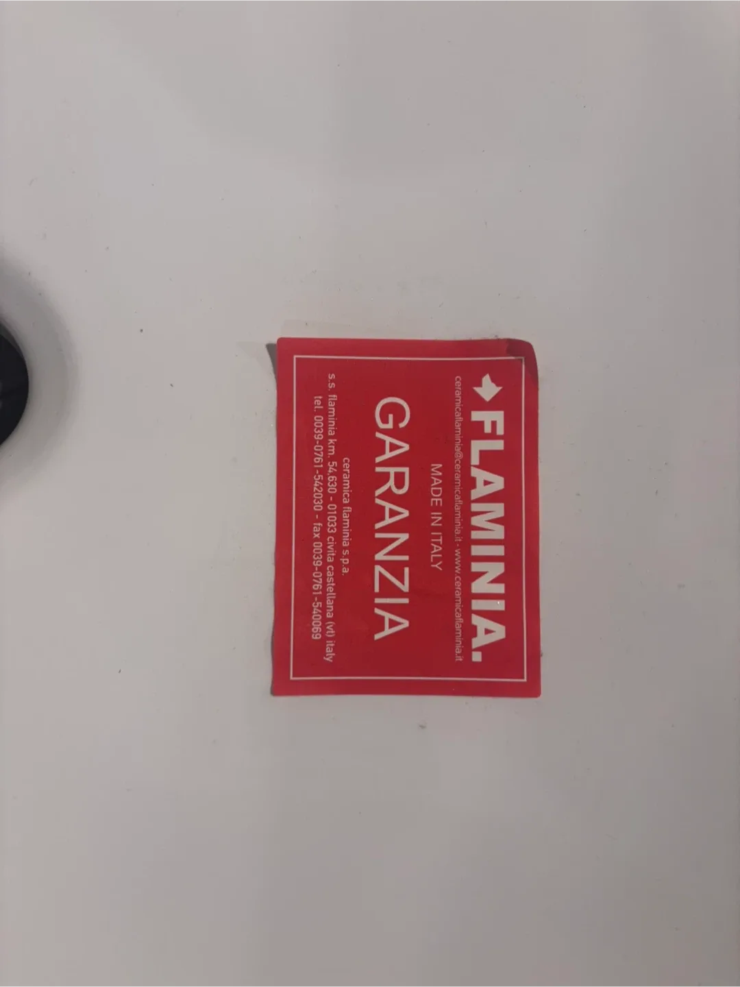 Flaminia Garanzia White Ceramic Sink image indicator(4)