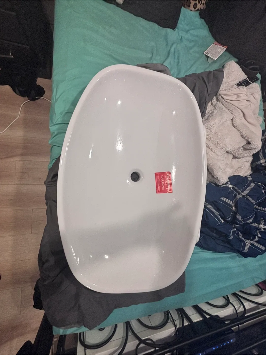 Flaminia Garanzia White Ceramic Sink image indicator(2)