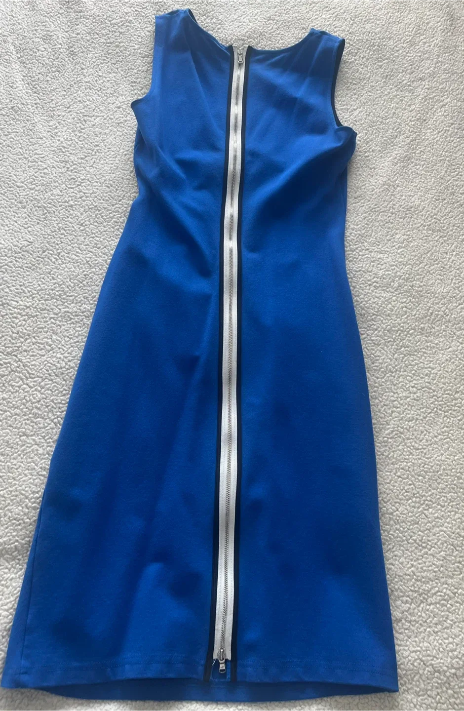 Blue Sleeveless Dress. image indicator(2)