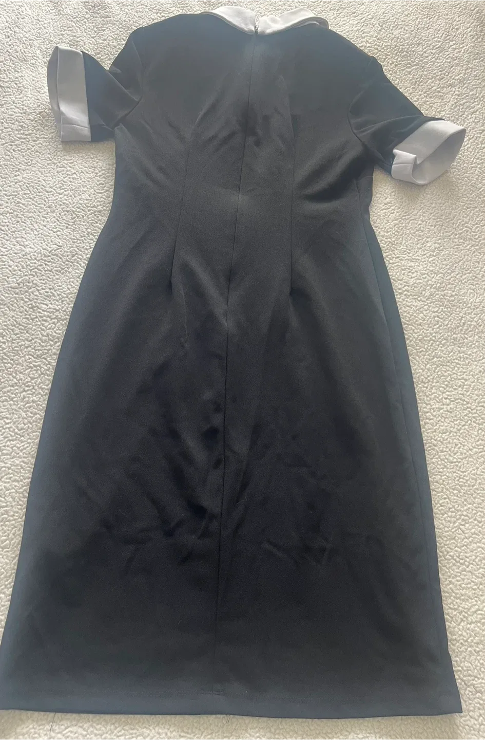 Black Dress with White Collar. image indicator(2)