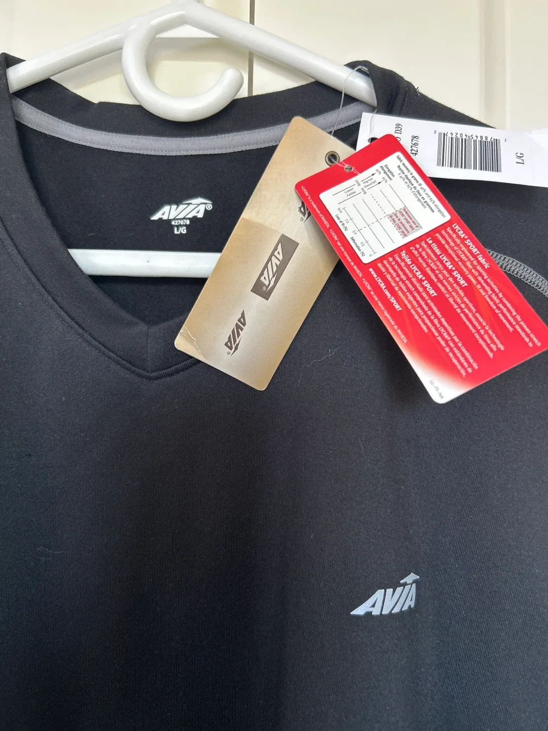 New Avia Black Long Sleeve Shirt - Size L image indicator(2)