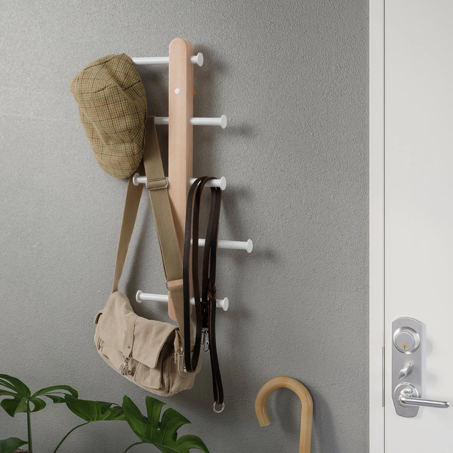 IKEA Ploga white Vertical coat hanger - photo 2