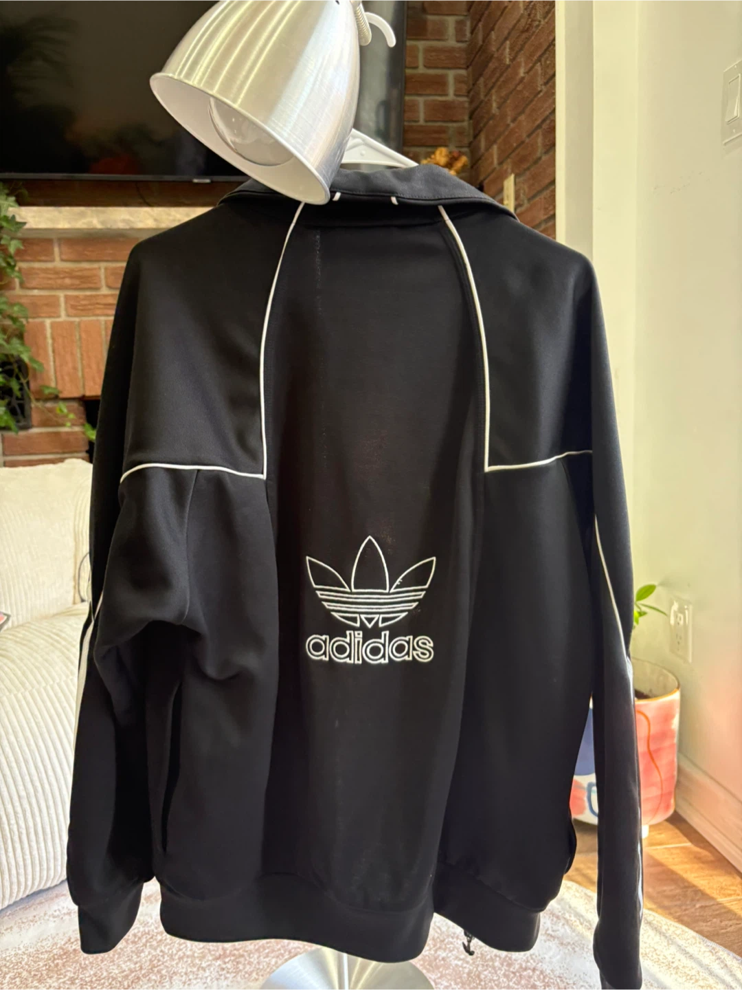 Adidas Black Track Jacket Size M - photo 3