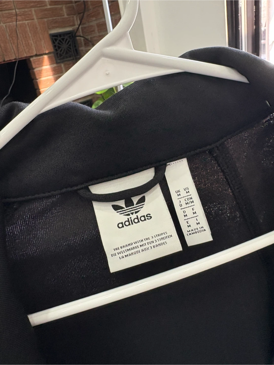 Adidas Black Track Jacket Size M - photo 4
