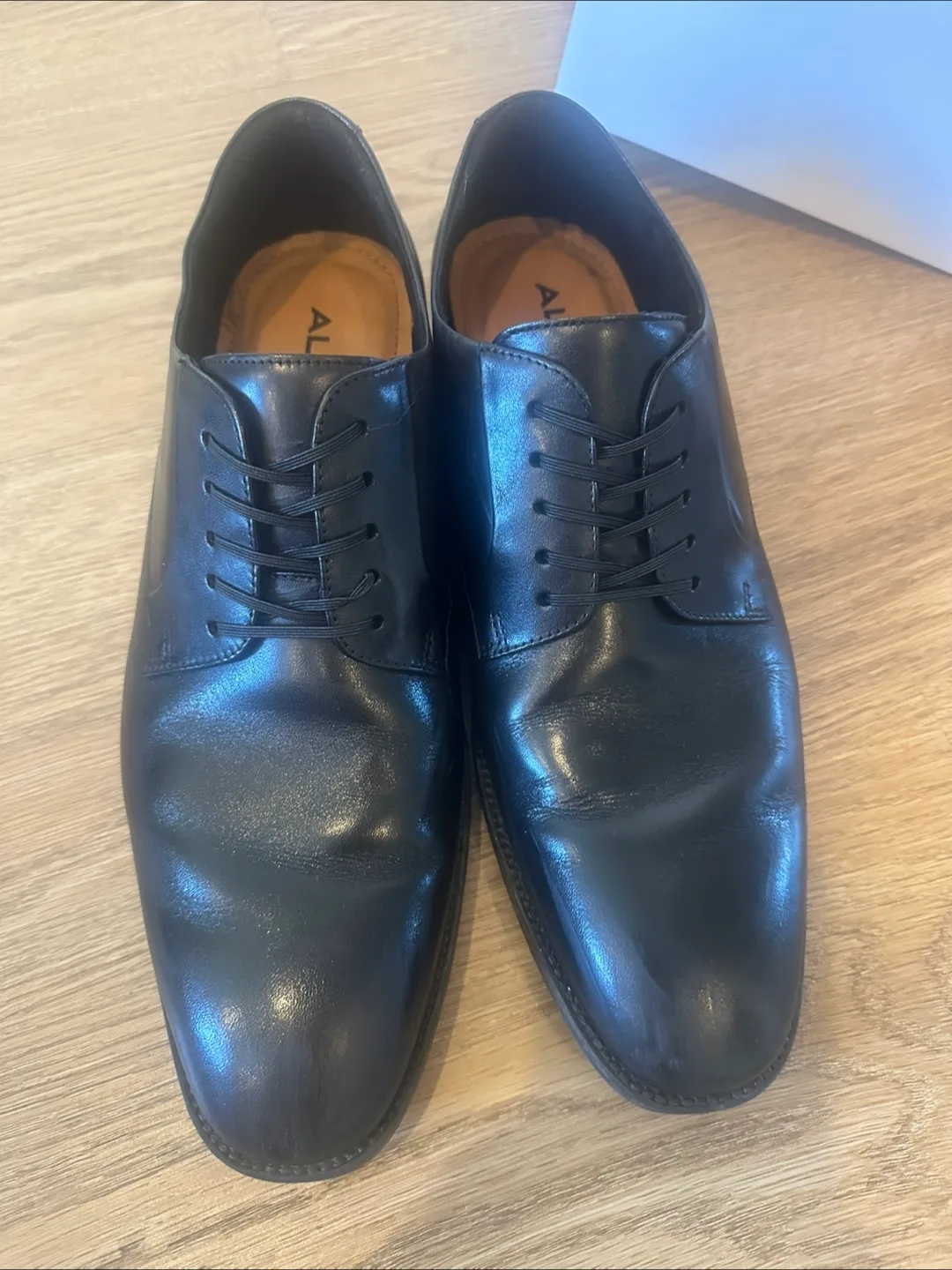Brand new - ALDO Black Leather Dress Shoes image indicator(2)
