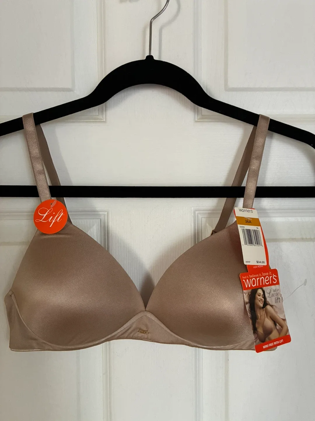 NEW with tags—Warner's Luxe Lift Bra - Size 36A