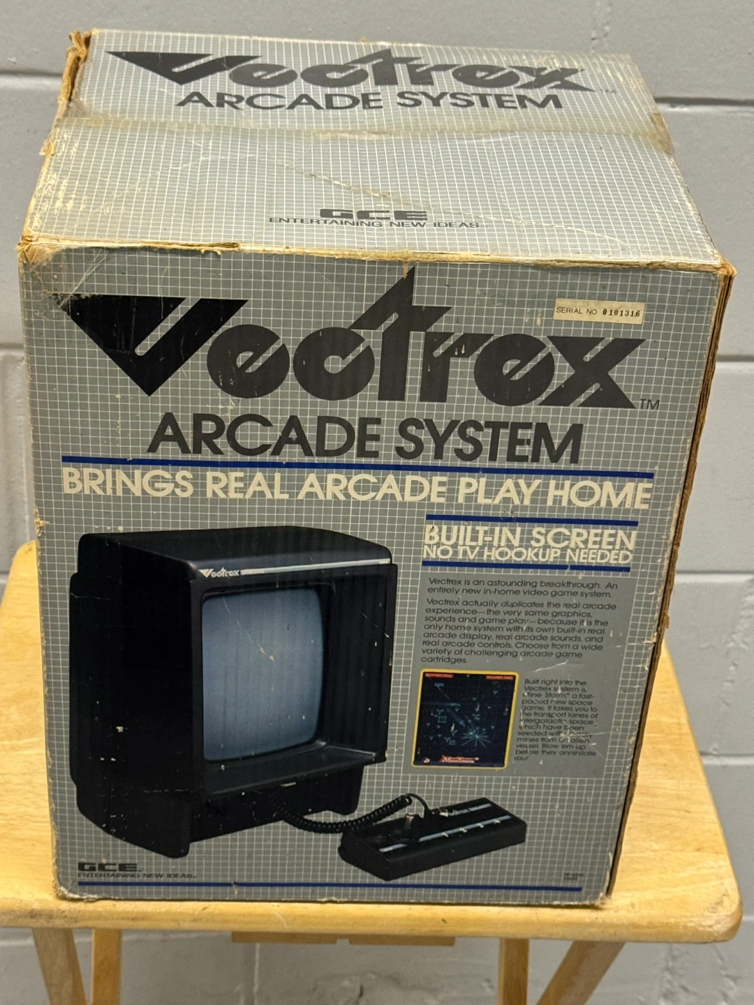 1982 Vectrex Arcade System w/ 4 Games