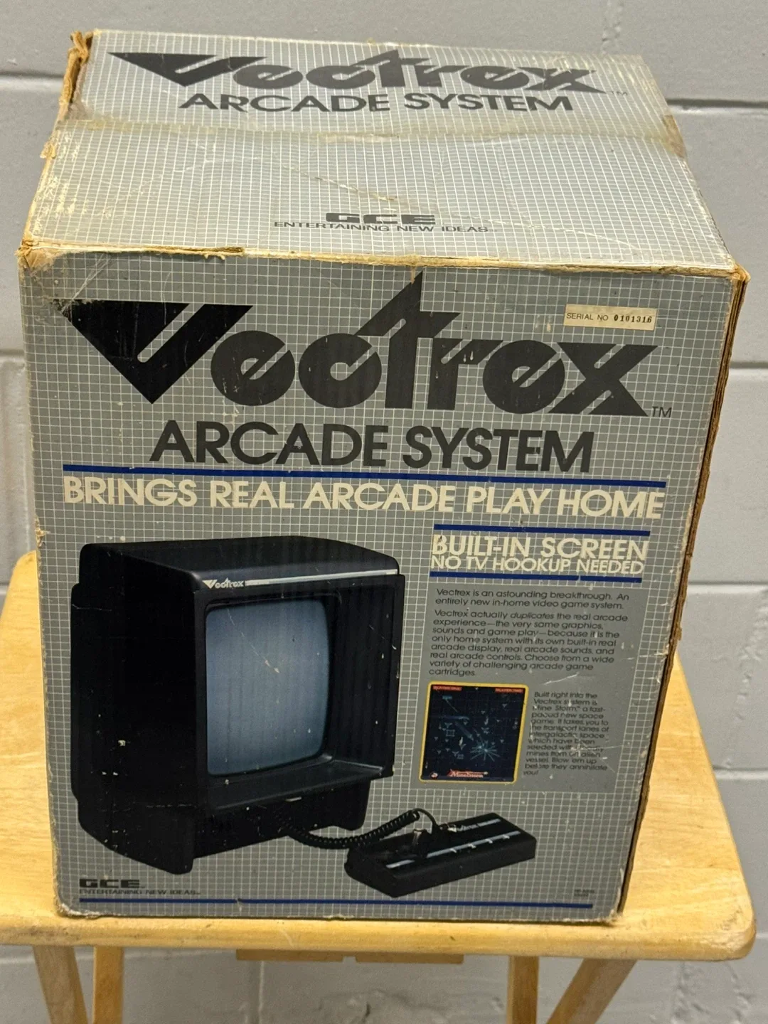 1982 Vectrex Arcade System w/ 4 Games