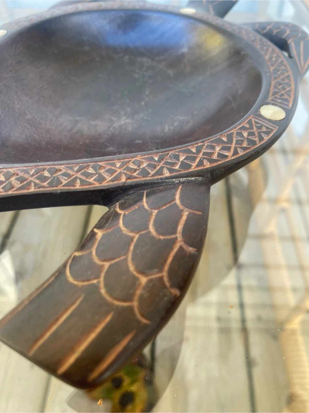 Wooden Turtle Dish - photo 5