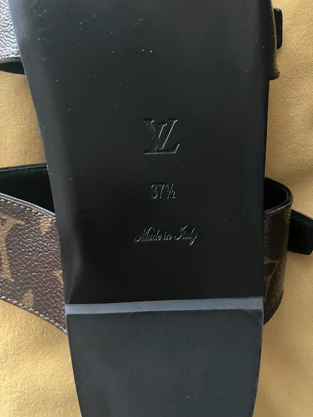 🥕Louis Vuitton Bom Dia Flat Comfort Mule Size 37.5 image indicator(4)