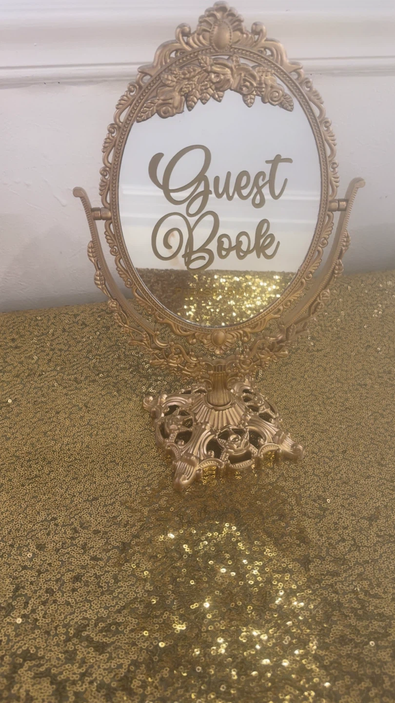 Gold Mirror Signs - photo 3