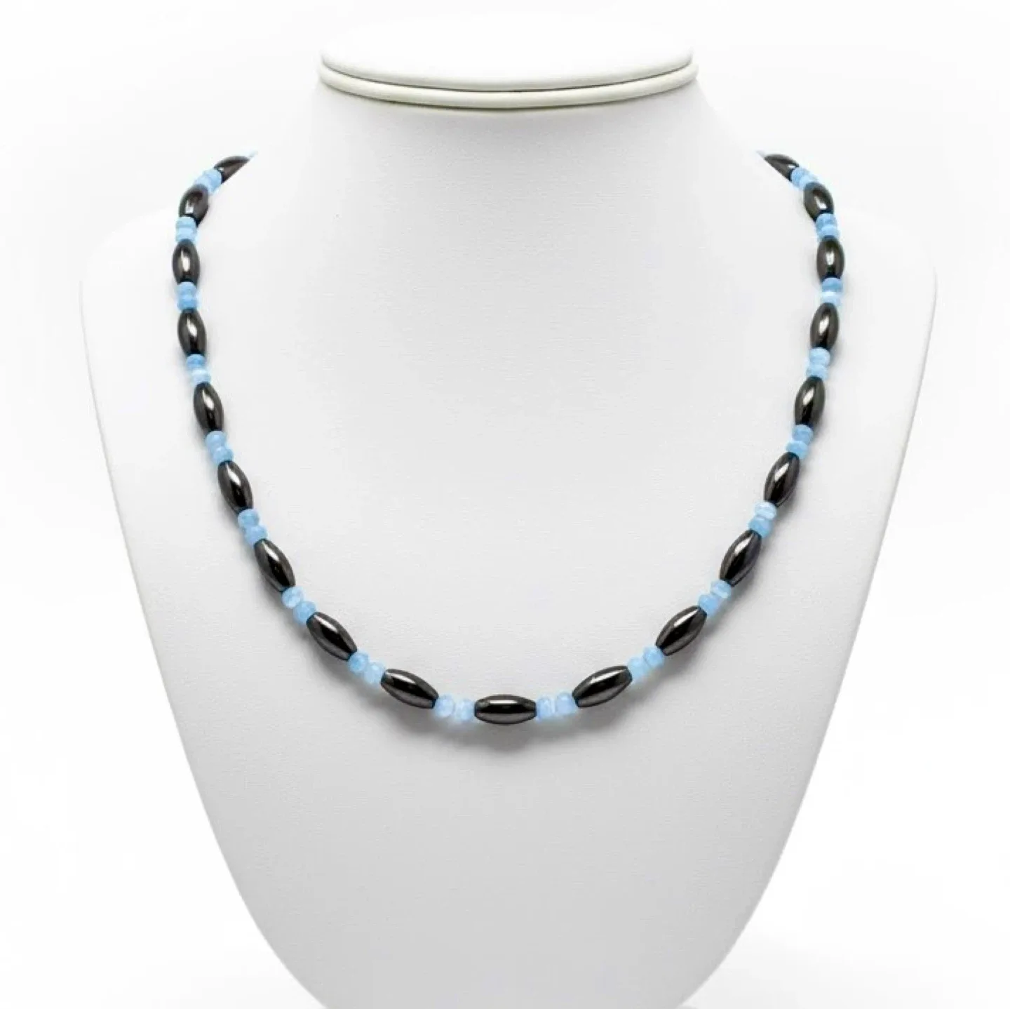 Hematite Cat’s Eye Gemstone Magnetic Necklace/Bracelet thumbnail