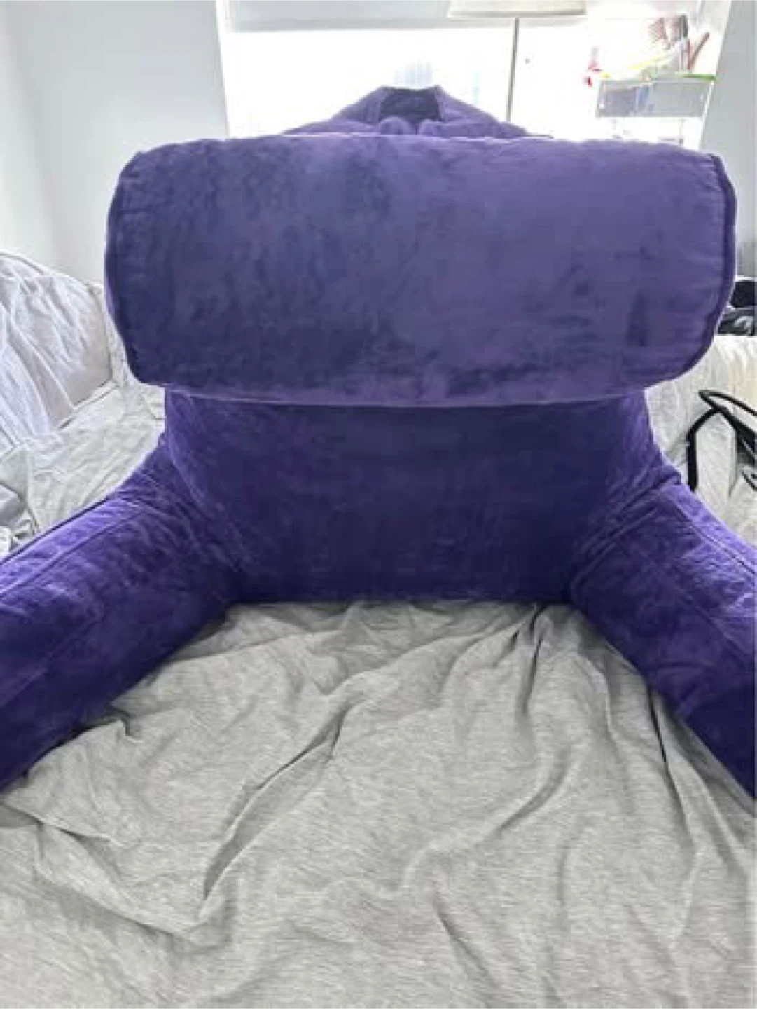Purple Bed Rest Pillow