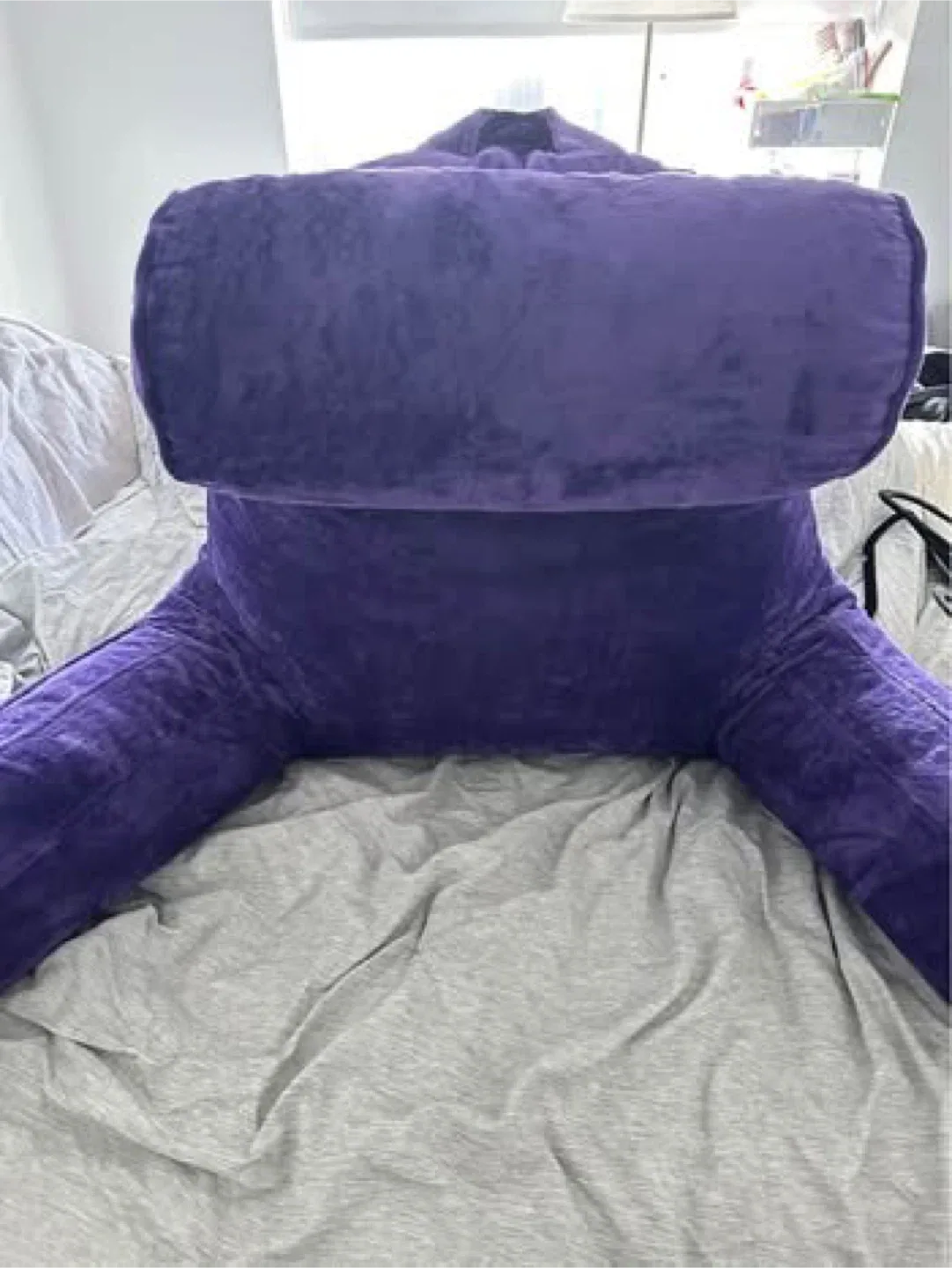Purple Bed Rest Pillow thumbnail