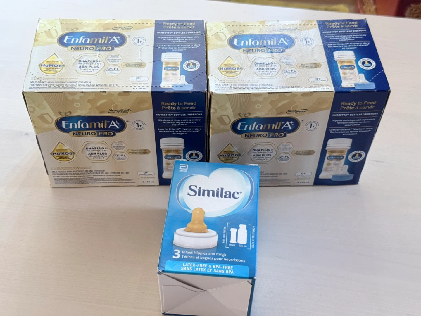 All Enfamil A+ NeuroPro & Similac Infant Formula