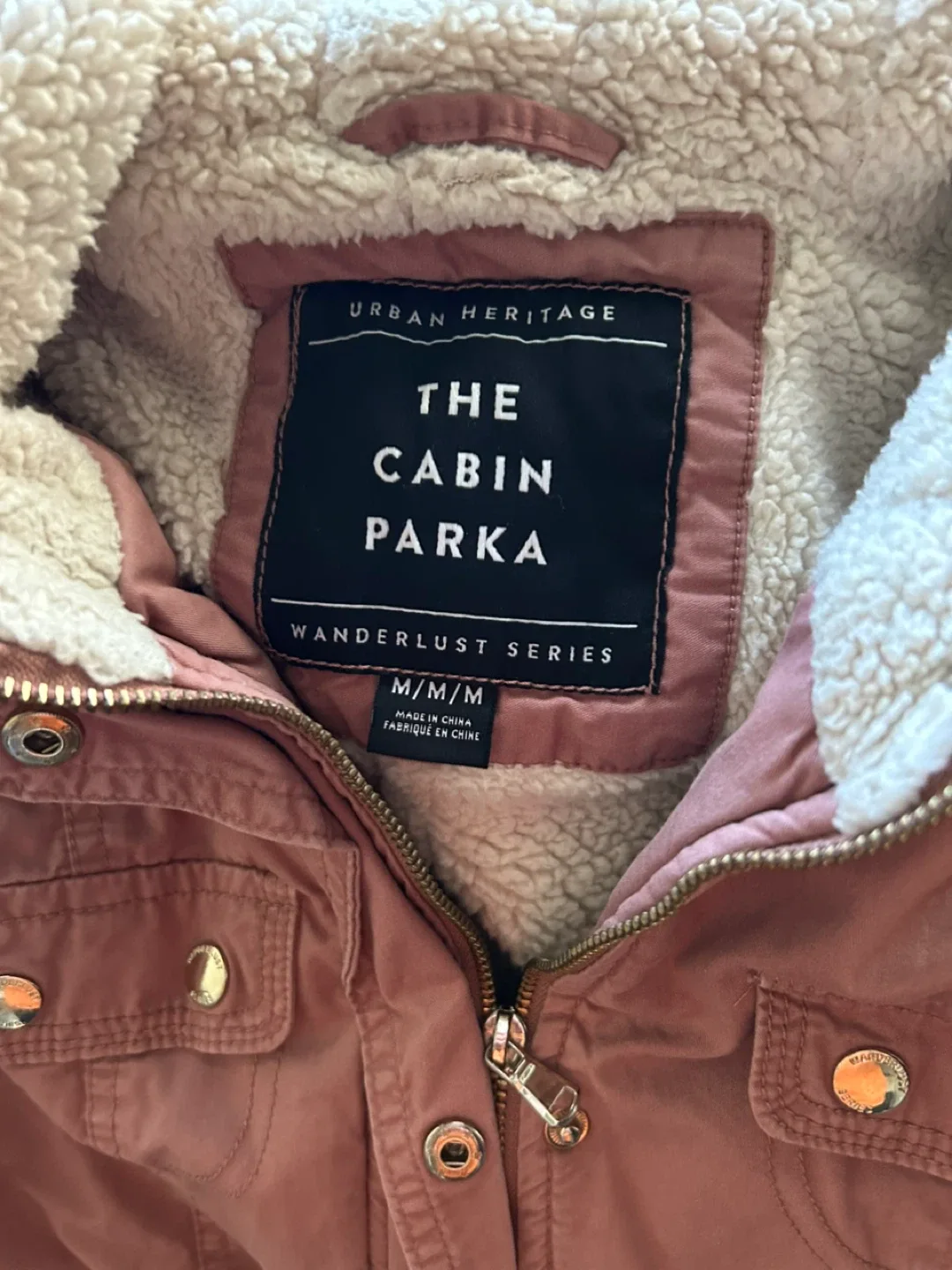 Urban Heritage The Cabin Parka - Size M