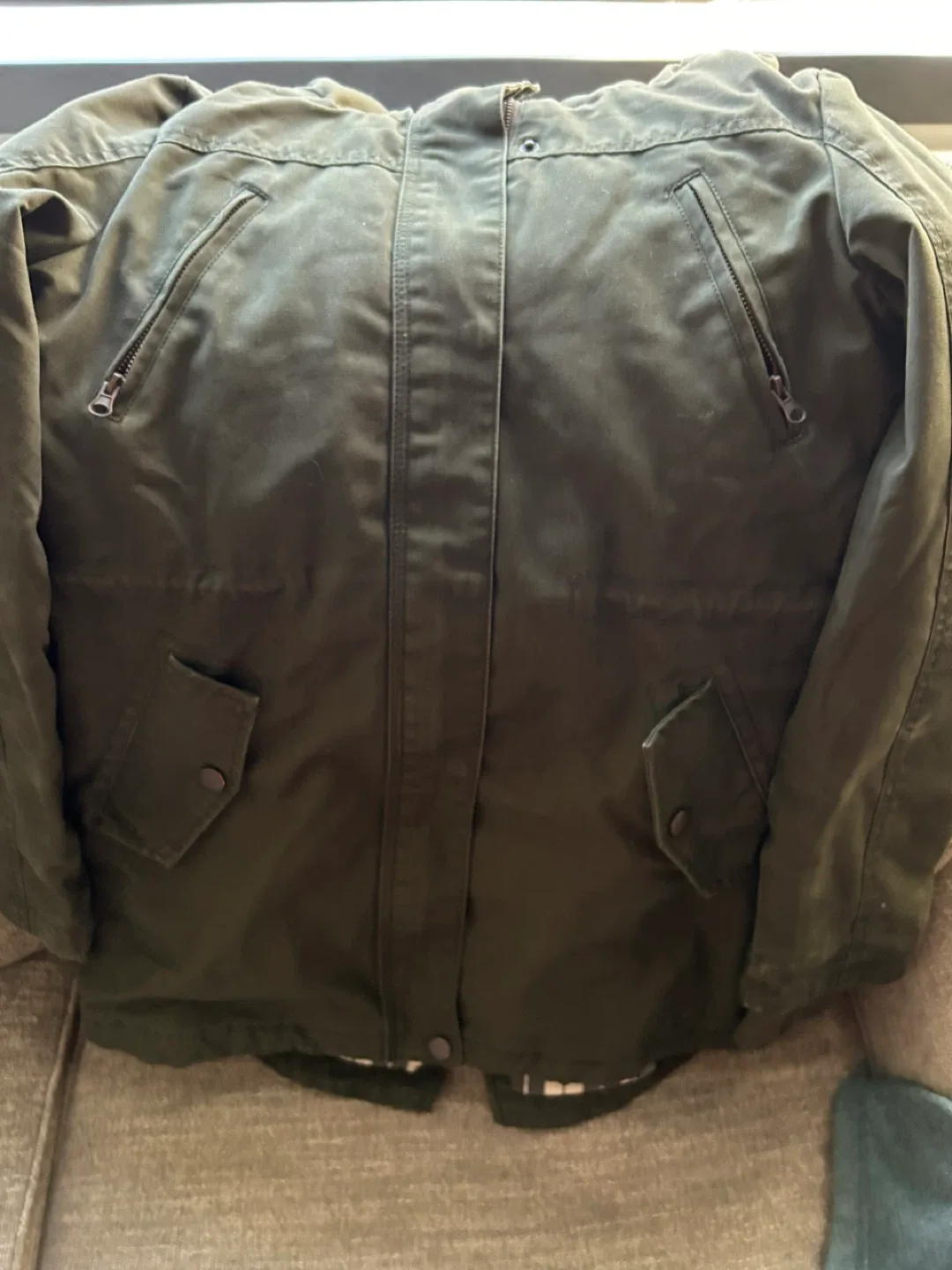 Twik Olive Green Jacket - Size S image indicator(3)