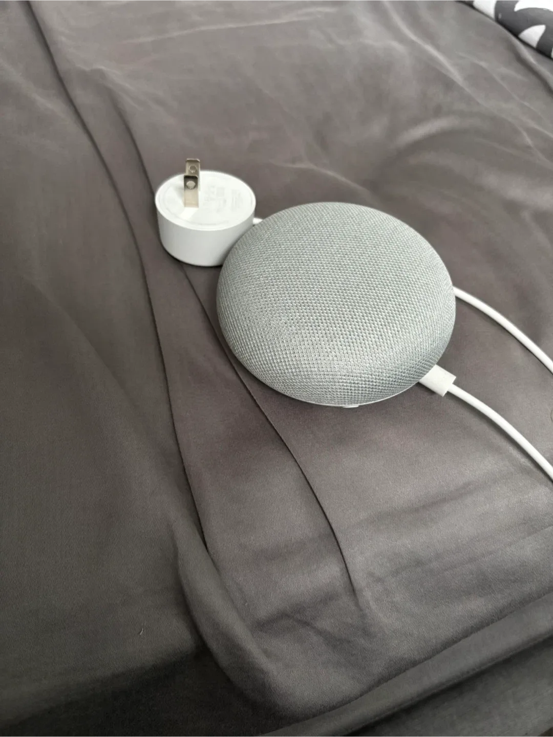 Google Nest Mini Smart Speaker - Chalk thumbnail