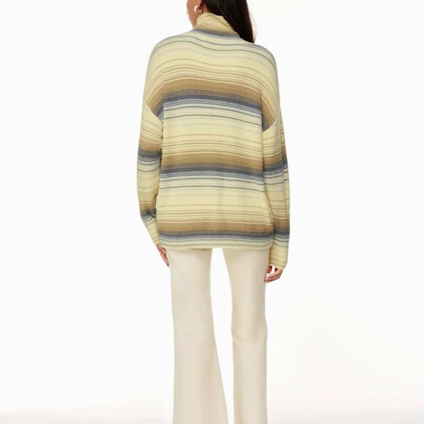 Aritzia Wilfred Free Hush Knit Striped Sweater image indicator(5)