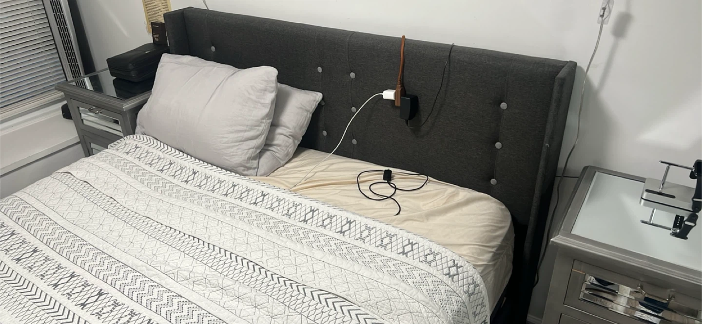 Mattress, bed frame dresser