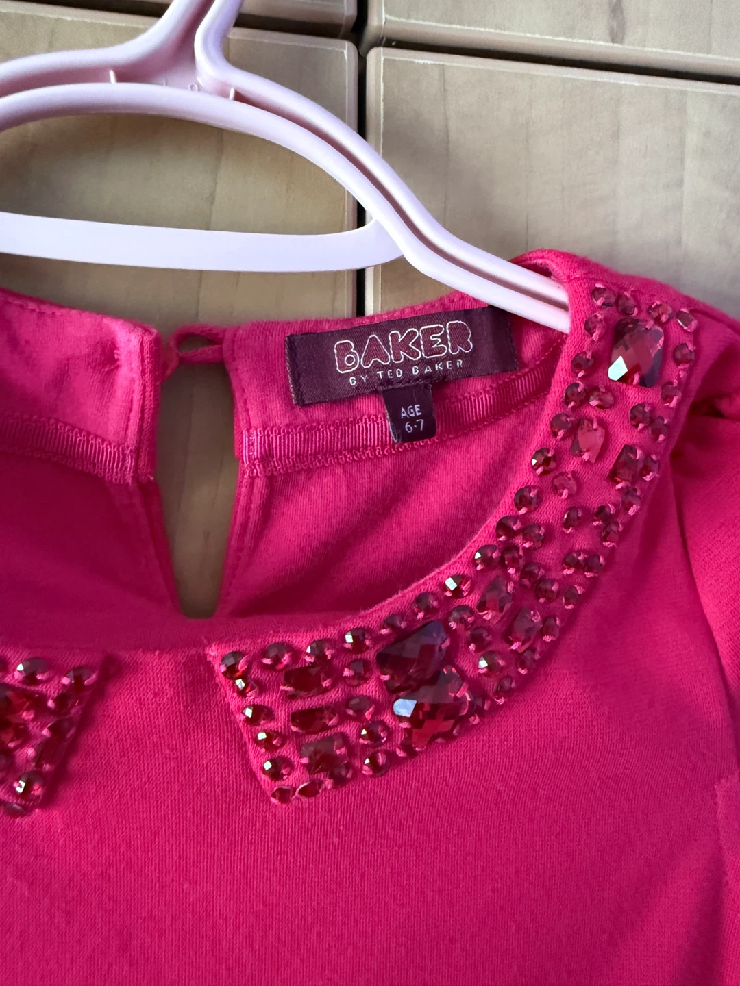 Ted Baker Girls Pink Dress - Size 6-7 - photo 2