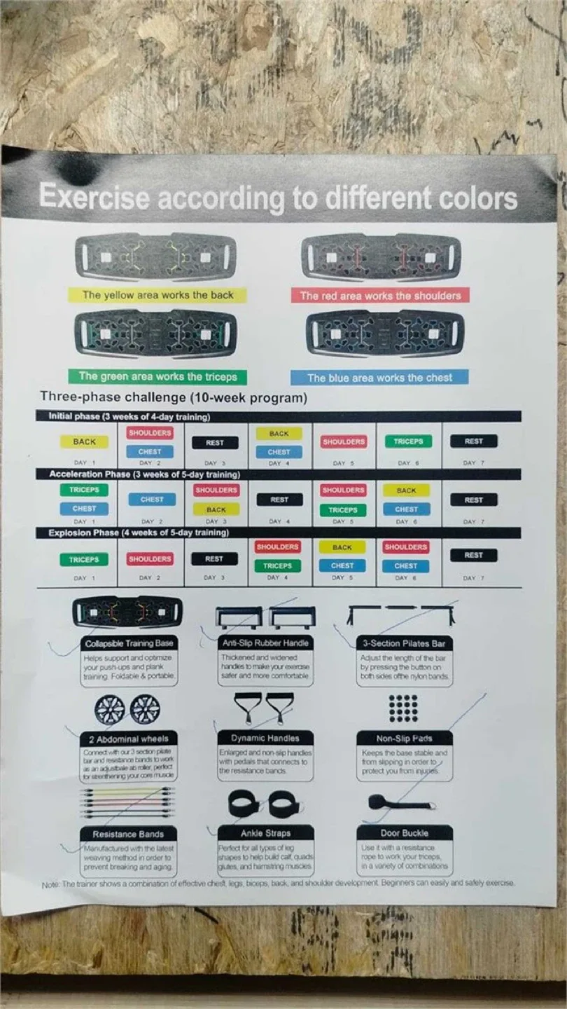 Premium Quality Push Up Board - Power Up Your Workout! image indicator(3)