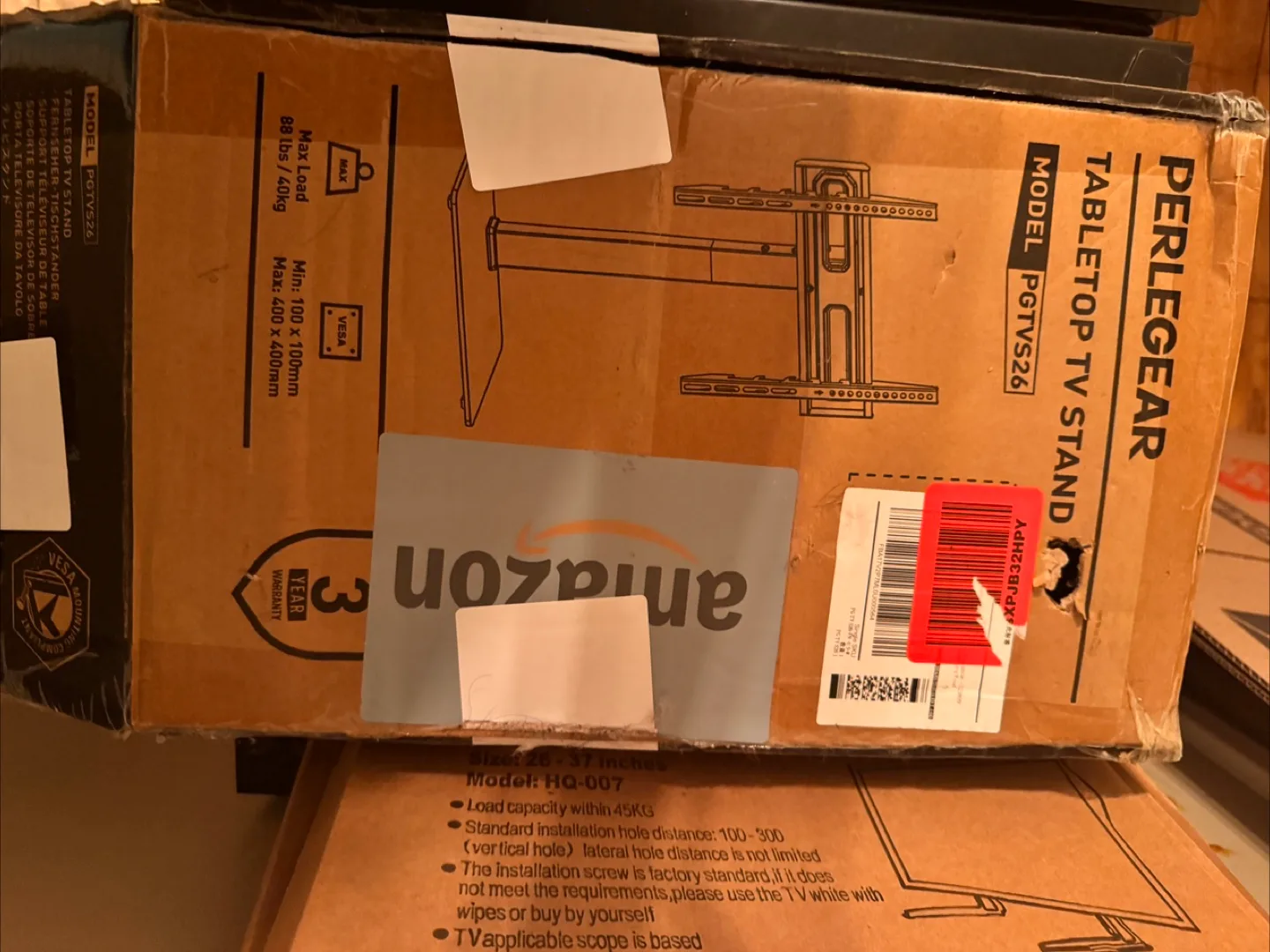 Perlegear Tabletop TV Stand PGTVS26 image indicator(2)