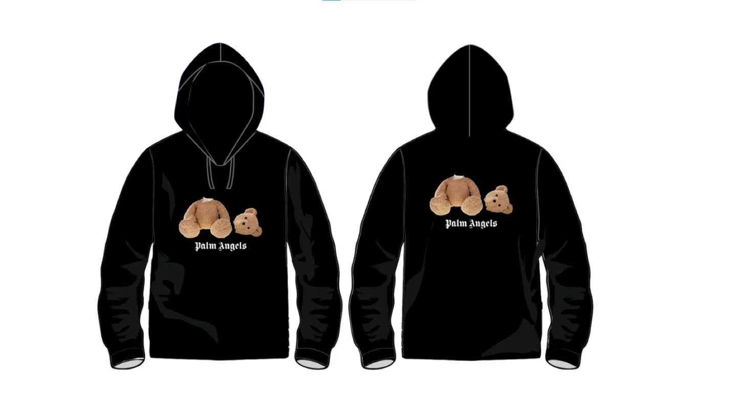 Palm Angels Black Hoodie image indicator(2)