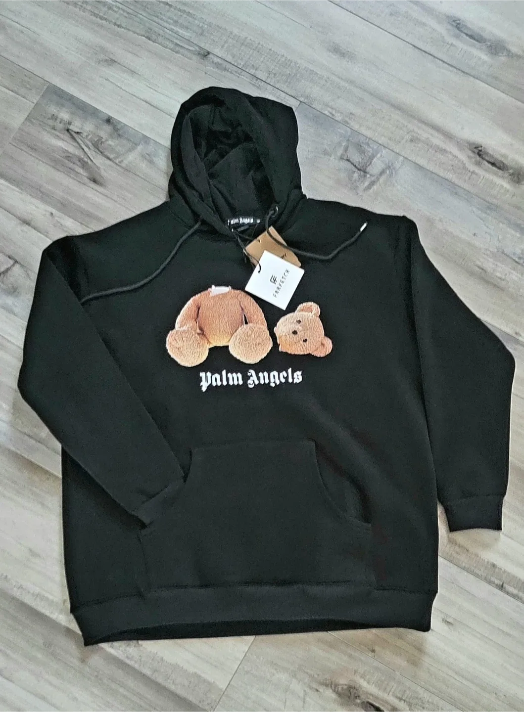 Palm Angels Black Hoodie thumbnail