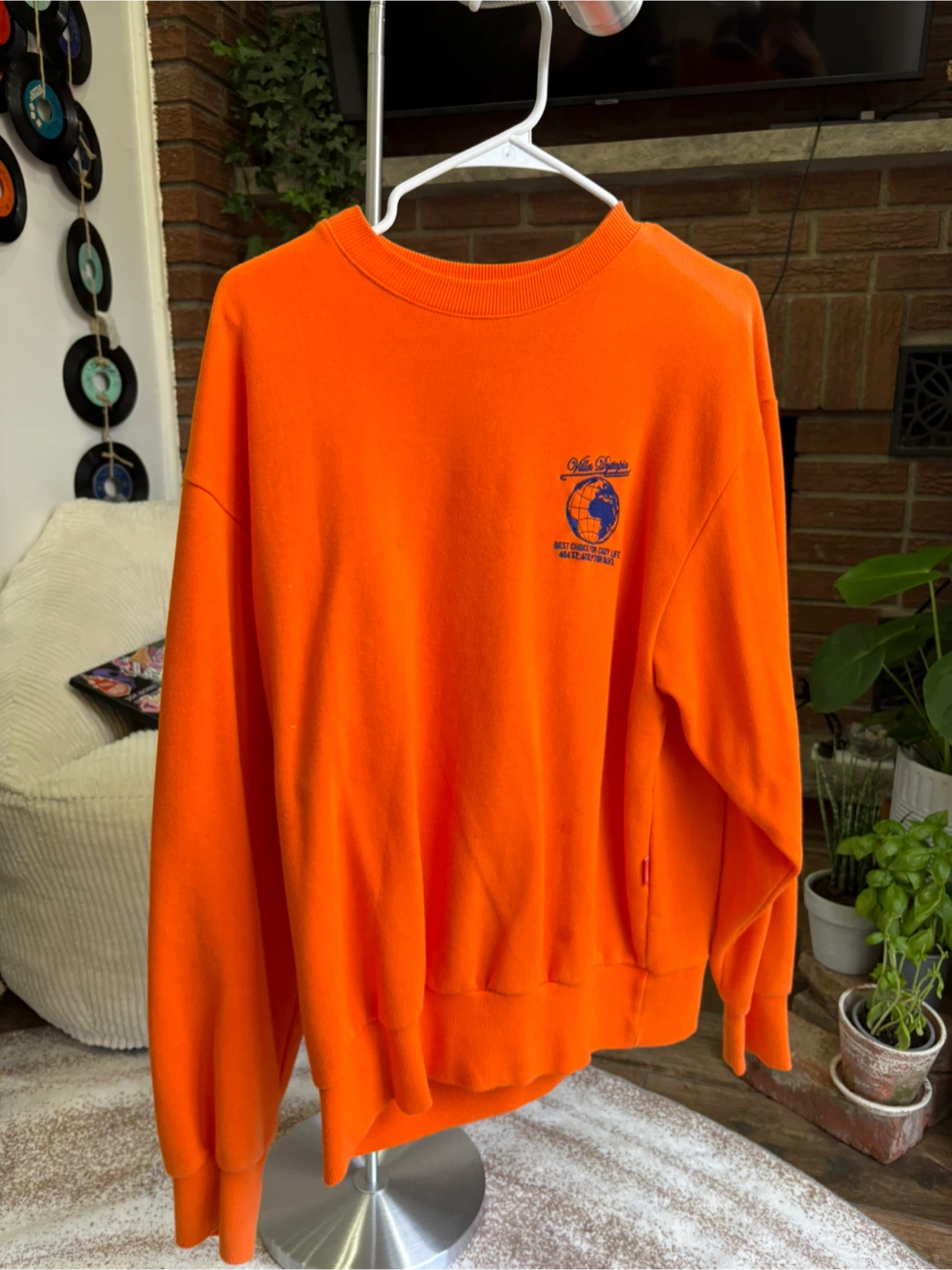 Sculptor Orange Crewneck Sweatshirt
