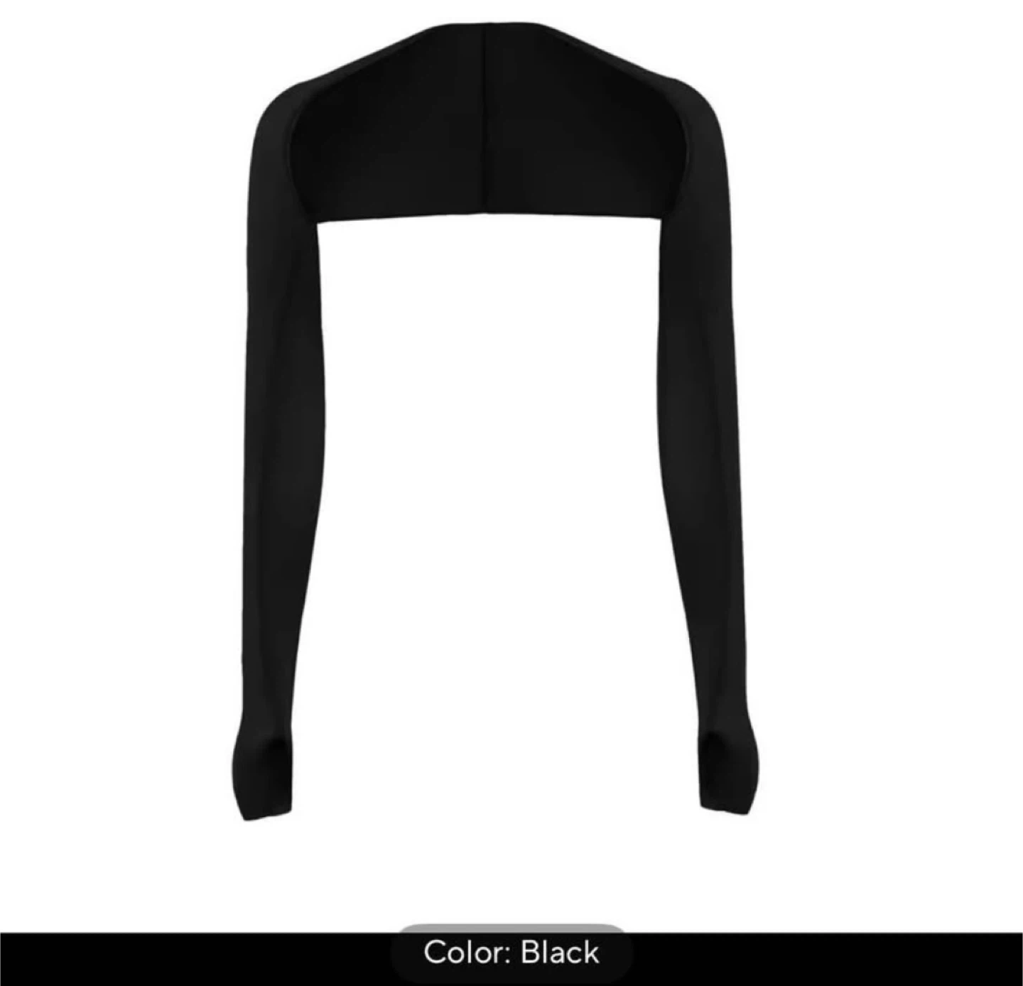 Arm Sleeves - Black white sun protection sleeve hijab - photo 5