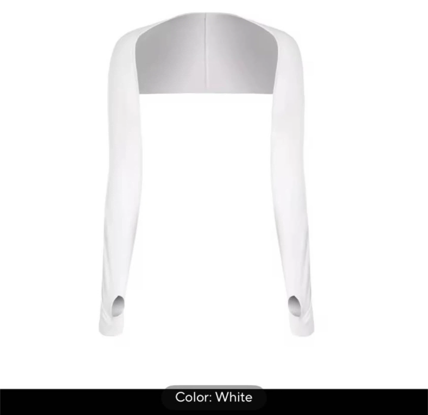 Arm Sleeves - Black white sun protection sleeve hijab - photo 4