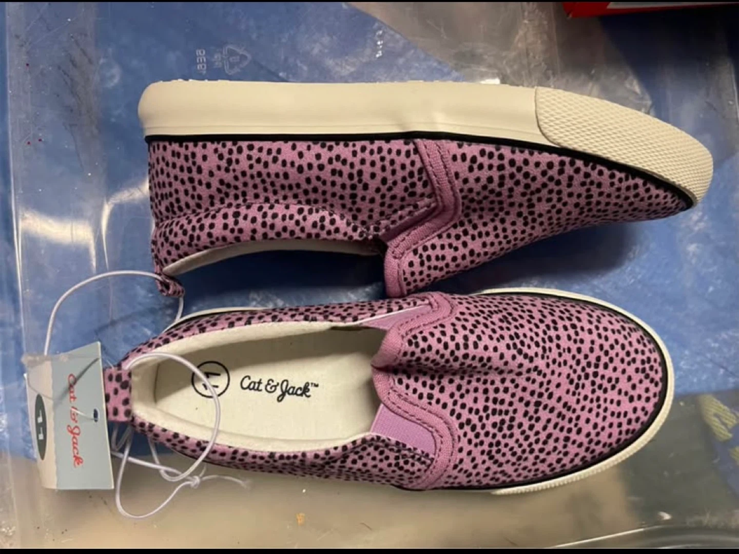 New Cat & Jack Purple Slip-On Shoes - Size 11 - photo 2