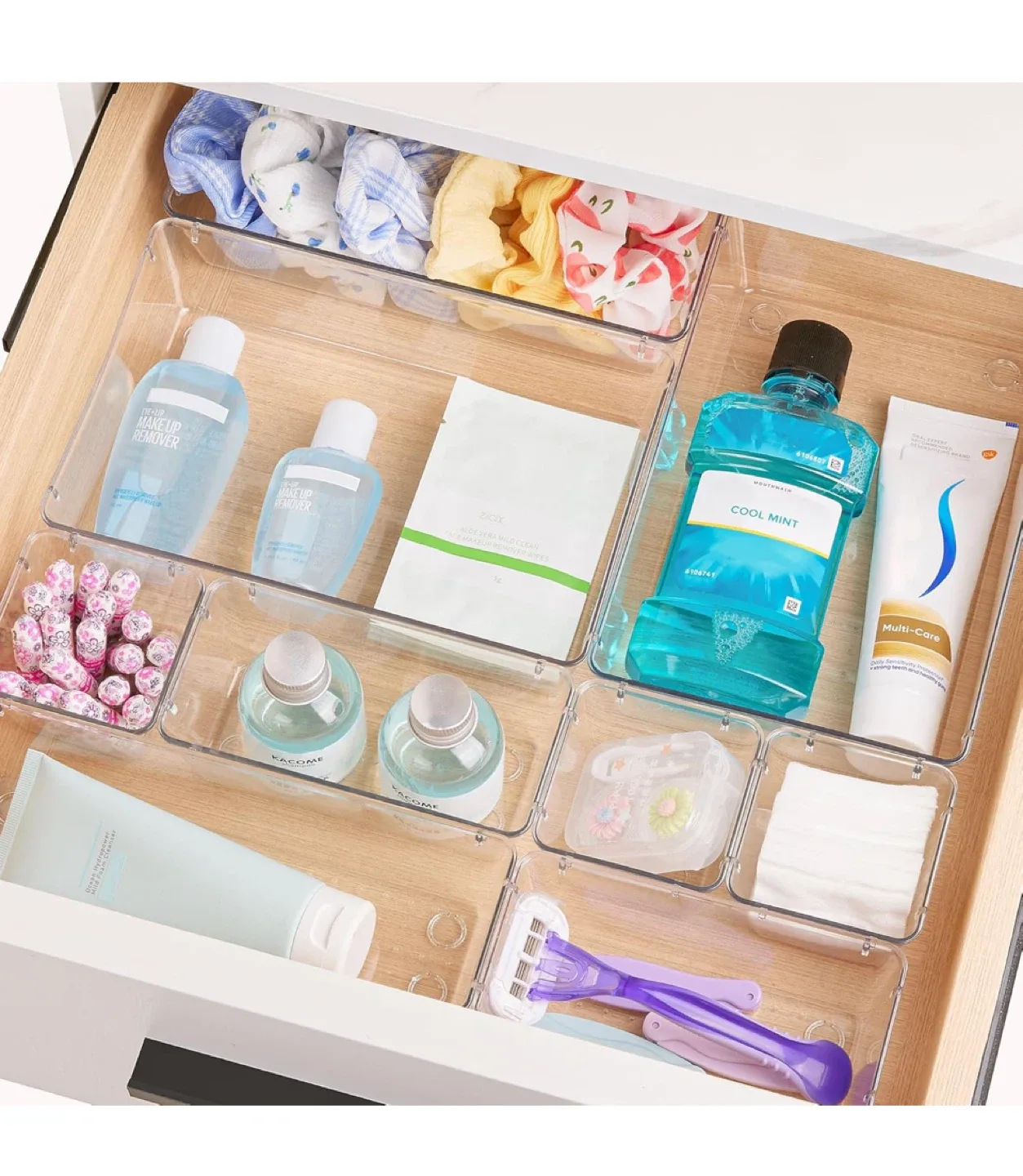 Clear Drawer Organizer Set - 15 Pieces image indicator(6)