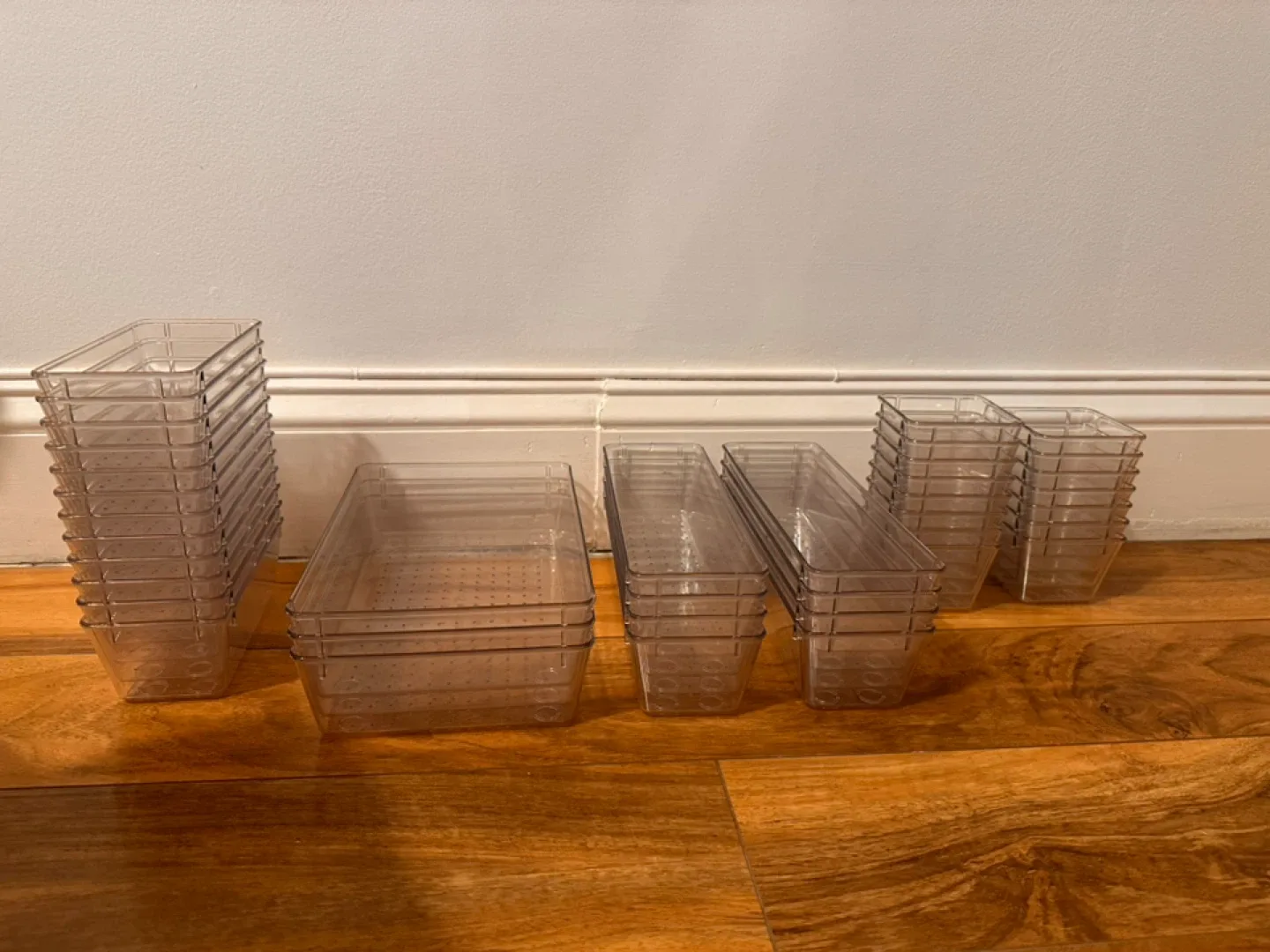 Clear Drawer Organizer Set - 15 Pieces image indicator(8)