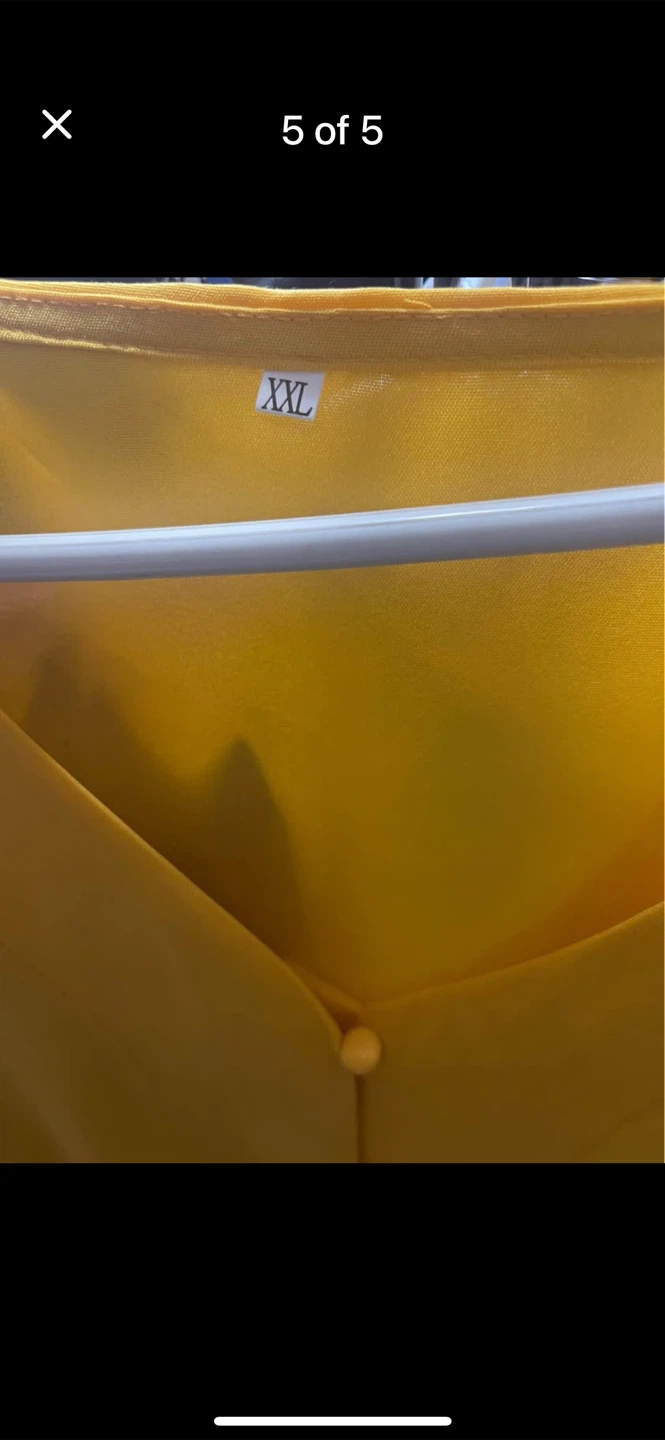 Yellow Boho Tie-Front Blouse - Size XXL - photo 5