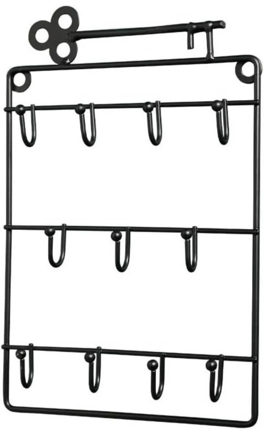 Black Metal Key Holder Rack - photo 2