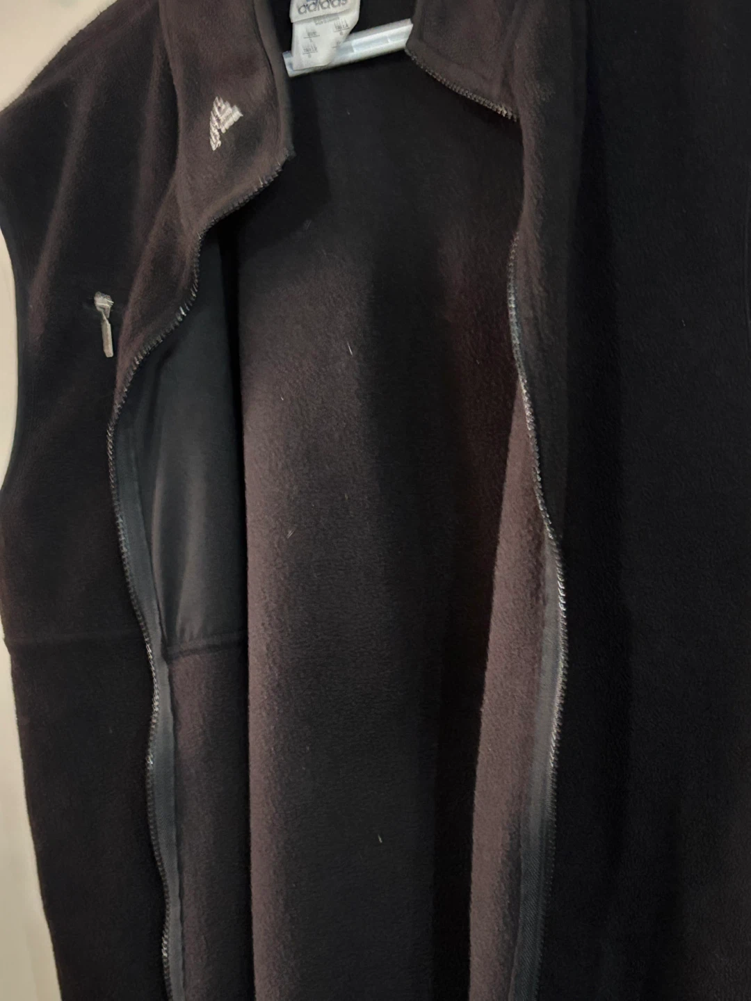 Adidas Black Fleece Vest - Size Large - photo 2
