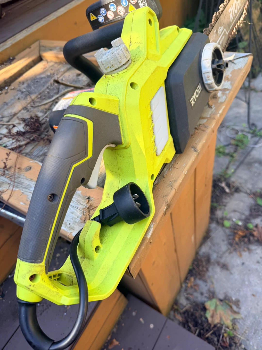 Ryobi 16-inch Electric Chainsaw - photo 5