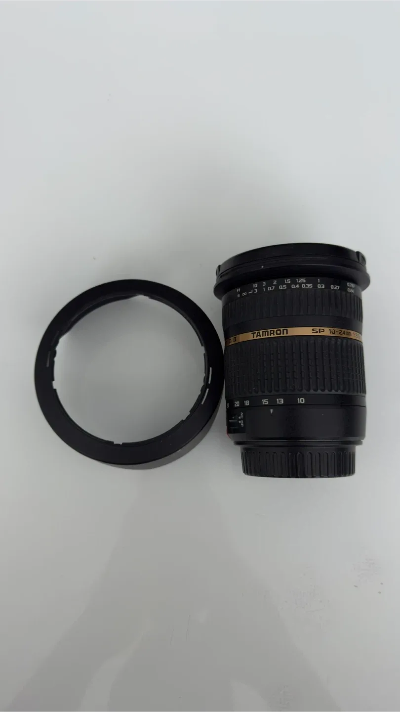Tamron SP 10-24mm f/3.5-4.5 Di II LD Lens + Lens Hood image indicator(2)
